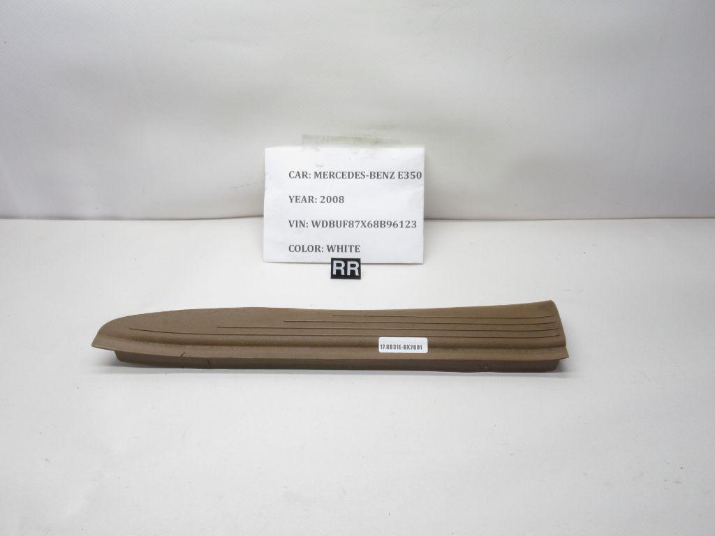 2006-2008 Mercedes E350 Rear Right Door Sill Scuff Plate Cover A2116805235 OEM