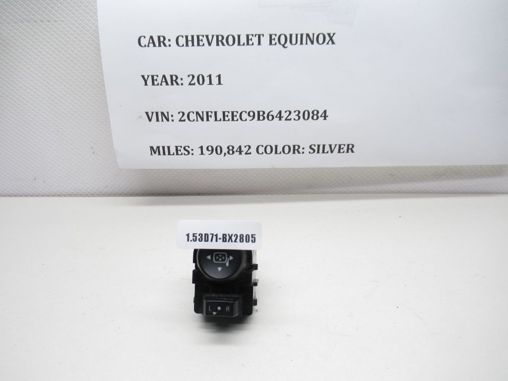 10-17 Chevrolet Equinox  Power Mirror Switch 20846189 OEM