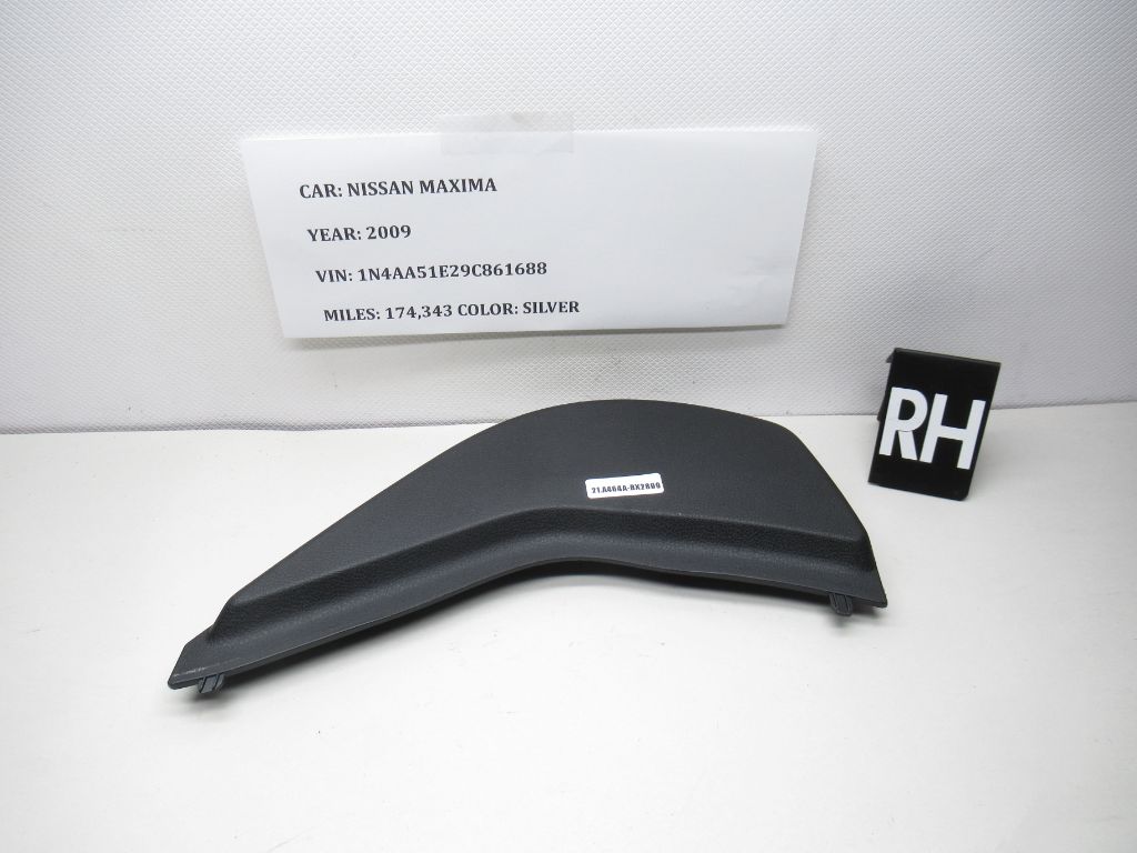 2009-2014 Nissan Maxima Right Side Dash End Cap Cover Trim 684209N00A OEM