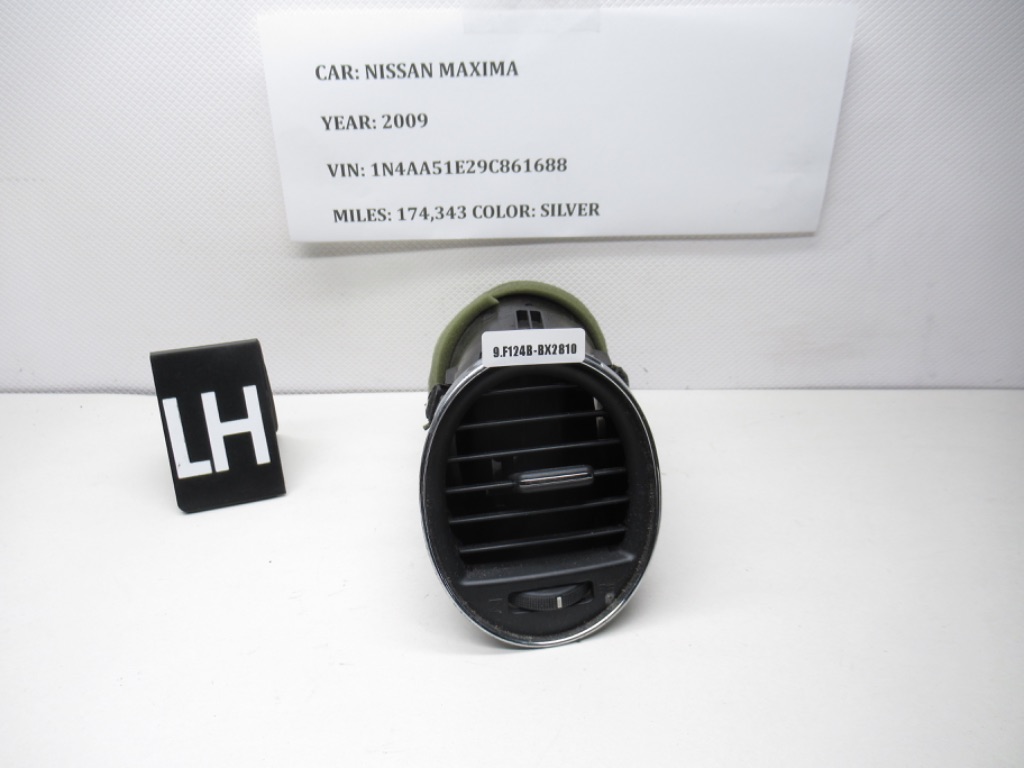 2009-2014 Nissan Maxima Left Dash Air Vent 687619N00A OEM