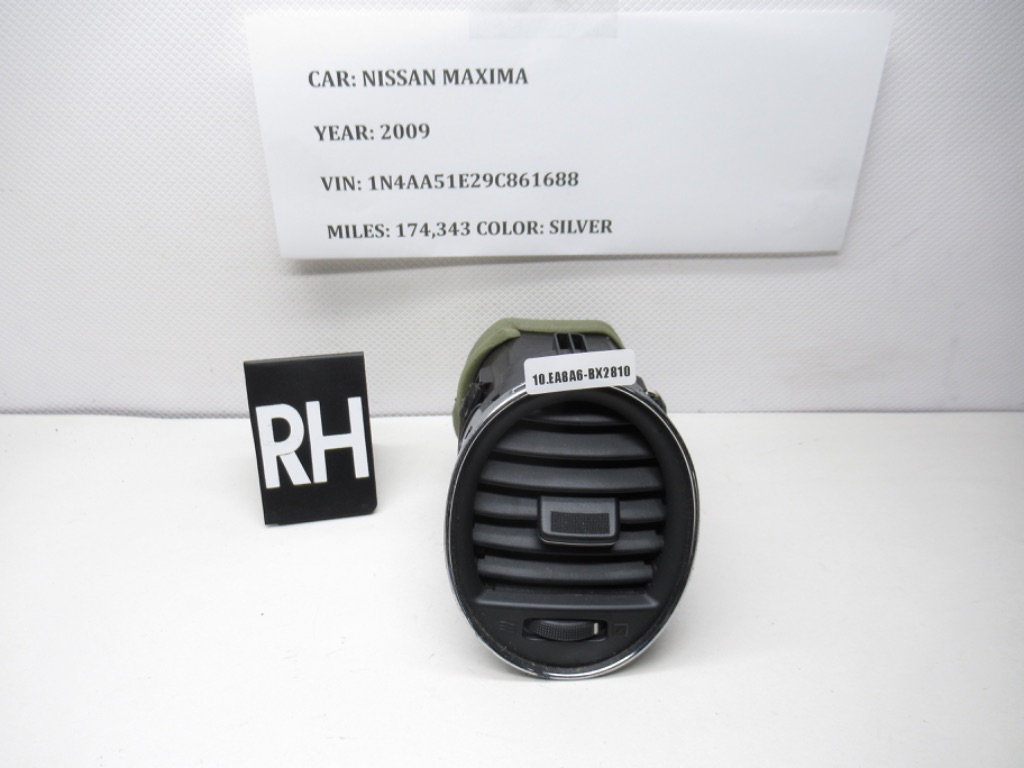 2009-2013 Nissan Maxima Passenger Right Dashboard Vent 687609N00A OEM