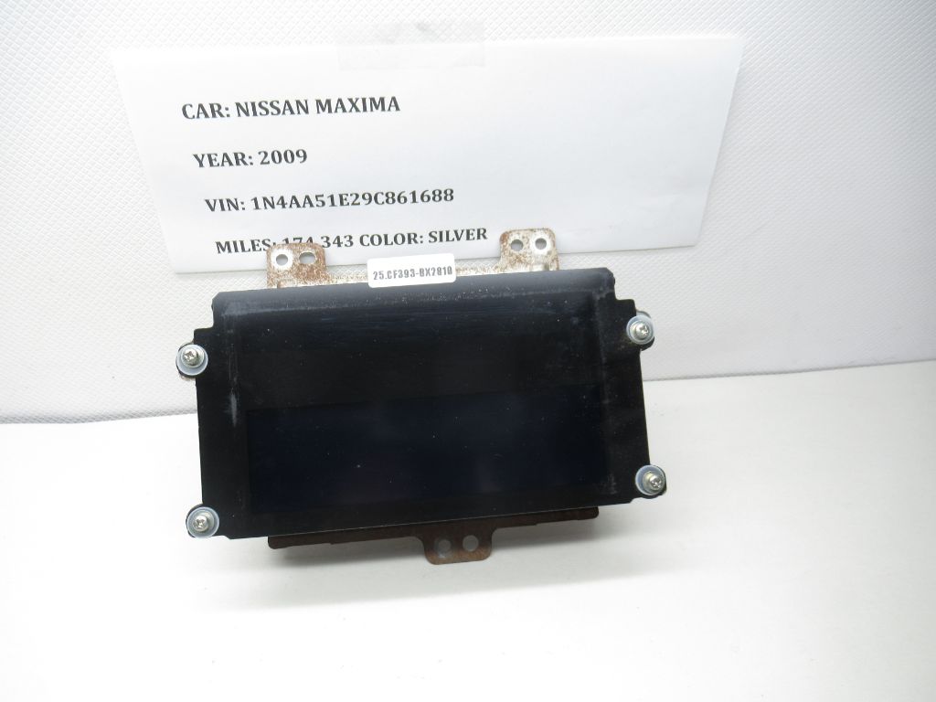 2009-2012 Nissan Maxima Center Dash Information Display 280901AA56 OEM