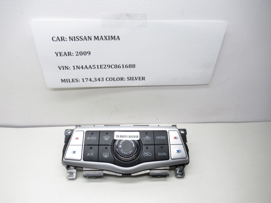 2009-2014 Nissan Maxima AC Heater Temperature Climate Control 275009N01A OEM