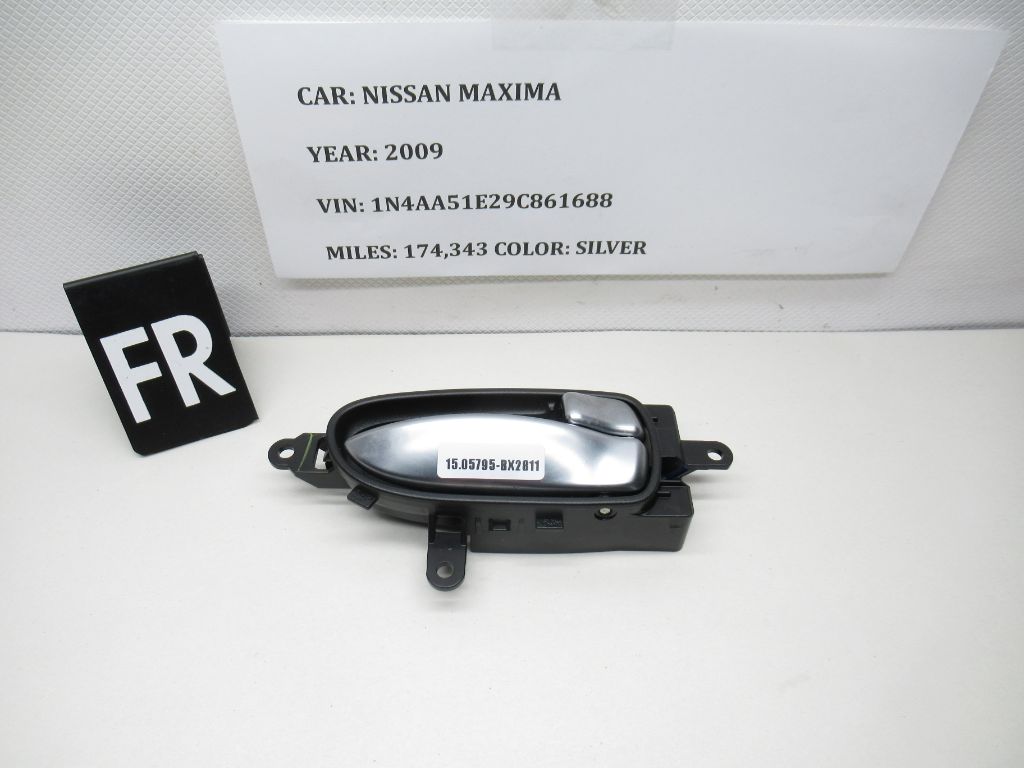 2009-2014 Nissan Maxima Front Right Door Interior Handle 80670-JA00A OEM