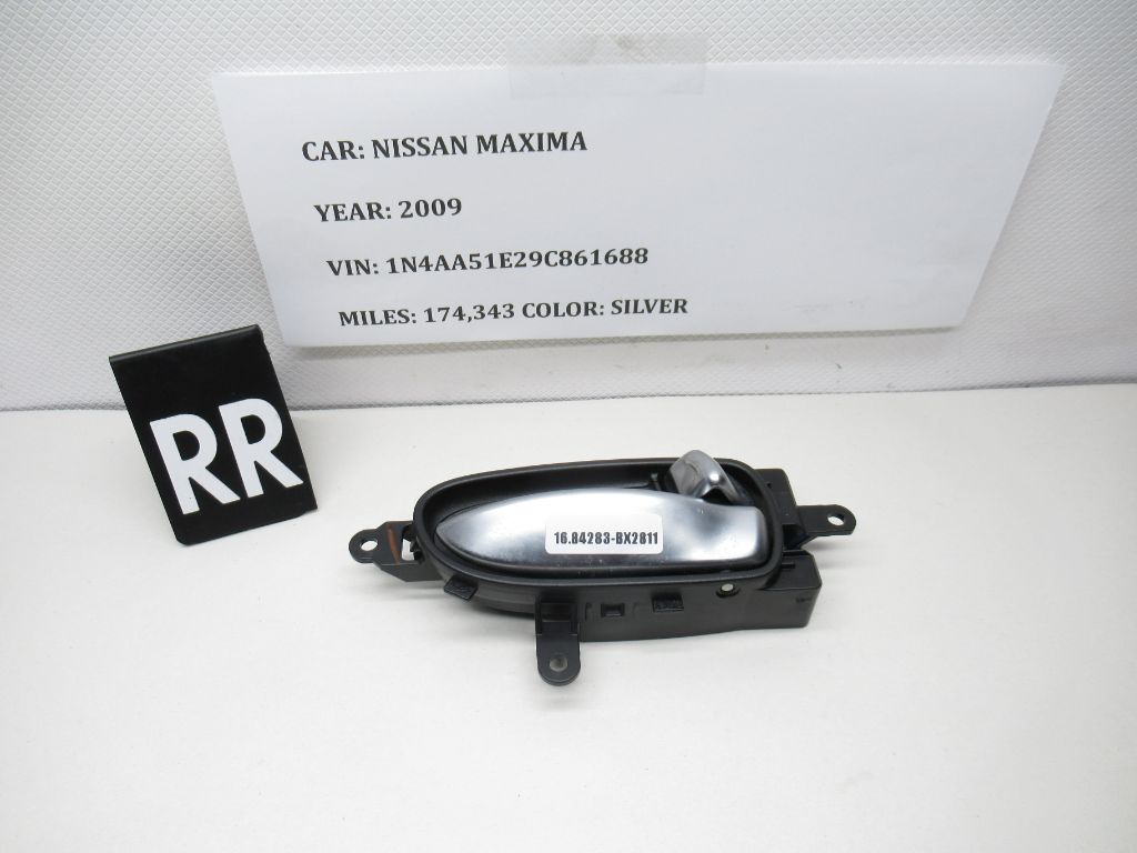 2009-2014 Nissan Maxima Rear Right Door Interior Handle 80670-JA00A OEM