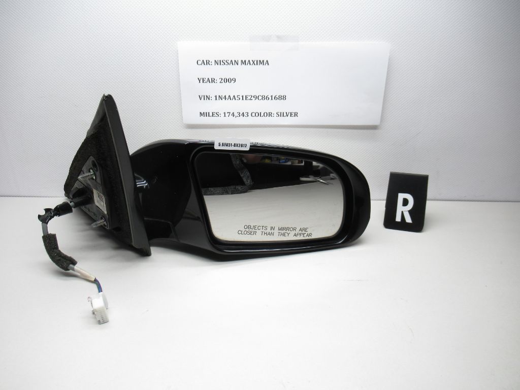 2009-2014 Nissan Maxima Right Door View Mirror 963739N80A OEM