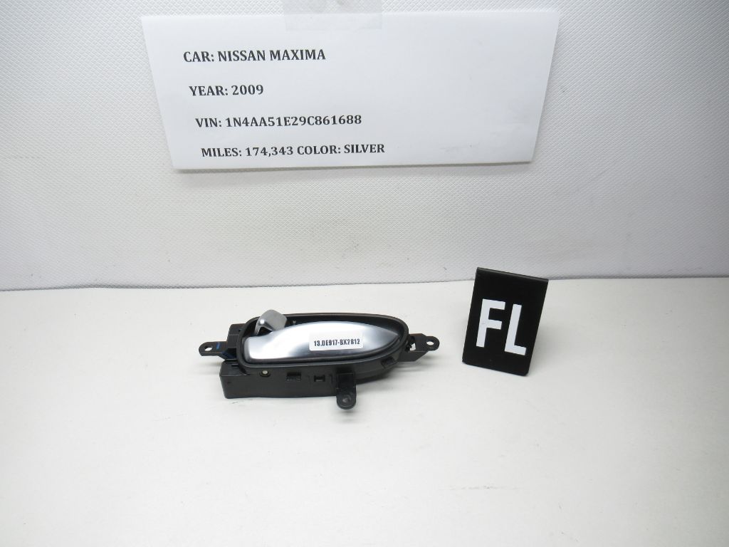 2007-2013 Nissan Maxima Front Left Interior Door Handle 80671-JA00A OEM