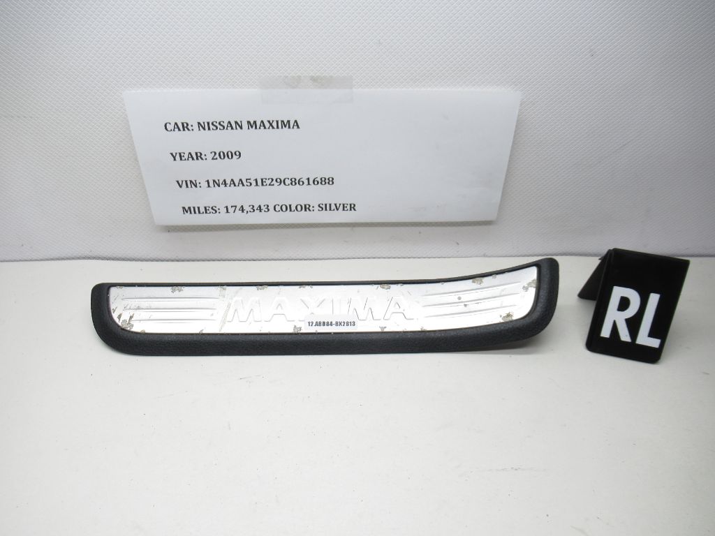 2009-2014 Nissan Maxima Rear Left Side Sill Scuff Step Plate Trim 769B39N10 OEM