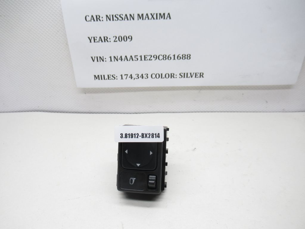 09-14 Nissan Maxima Door Mirror  Control Switch Button 25570-9N01A OEM