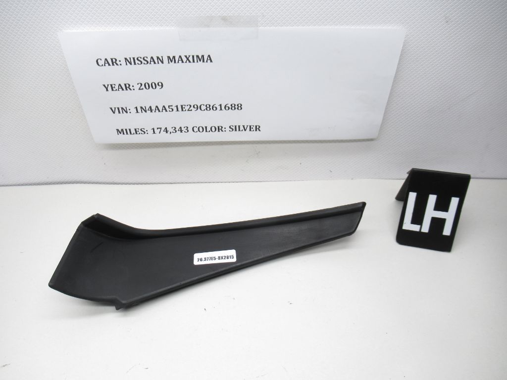 2009-2010 Nissan Maxima Drivers LH Cowl Extension Trim 66895-9N00A OEM