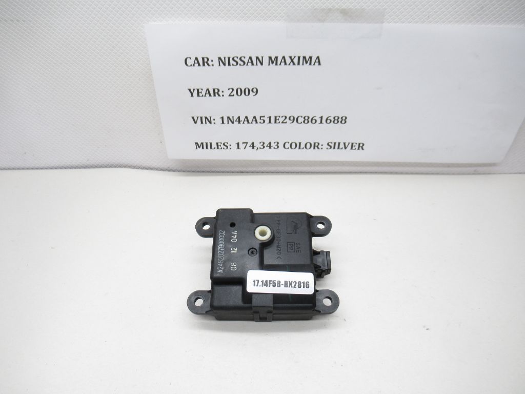 2009-2014 Nissan Maxima  Heater Blower Motor Actuator A2482027B00002 OEM