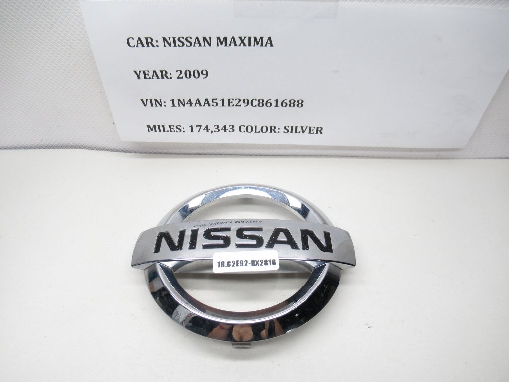 2009-2014 Nissan Maxima Chrome Grille Emblem CAPN5001072 OEM