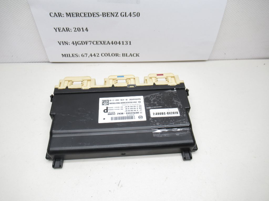 2014-2015 Mercedes GL450 Front Right Seat Control Module A1669008606 OEM