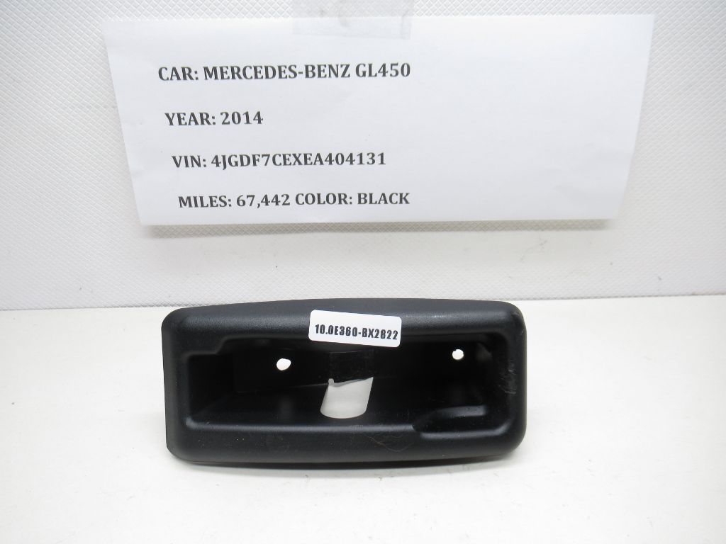 2013-2014 Mercedes-Benz GL450 Seat Hinge Cover Trim A1669243037 OEM
