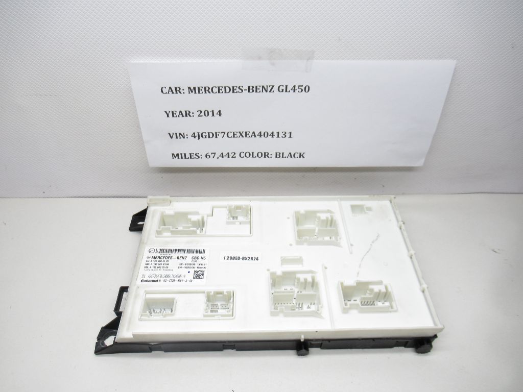 2014-2019 Mercedes-Benz GL450 Sam Computer Control Module 1669006120 OEM