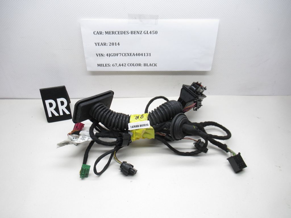 2013-2016 Mercedes Bens GL450  Rear Right Door Wiring Harness 3518012 OEM