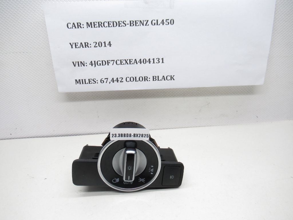 14-17 Mercedes GL450 Headlight Headlamp Switch Control A2129050551 OEM