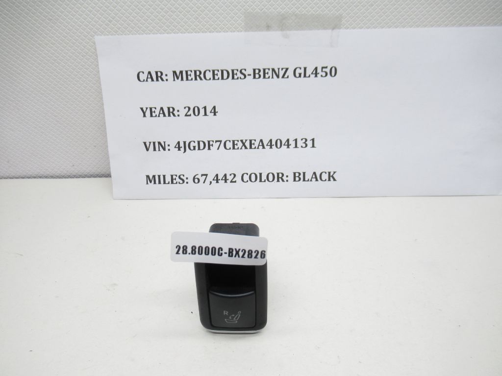 2013-2016 Mercedes GL450 Right 3rd Third Row Seat Switch Button A1668201310 OEM