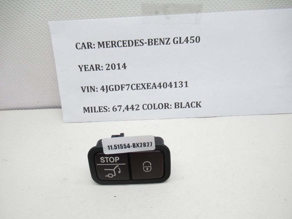 2014-2016 Mercedes-Benz X166 GL450 Trunk Release Stop Switch 2128210551 OEM