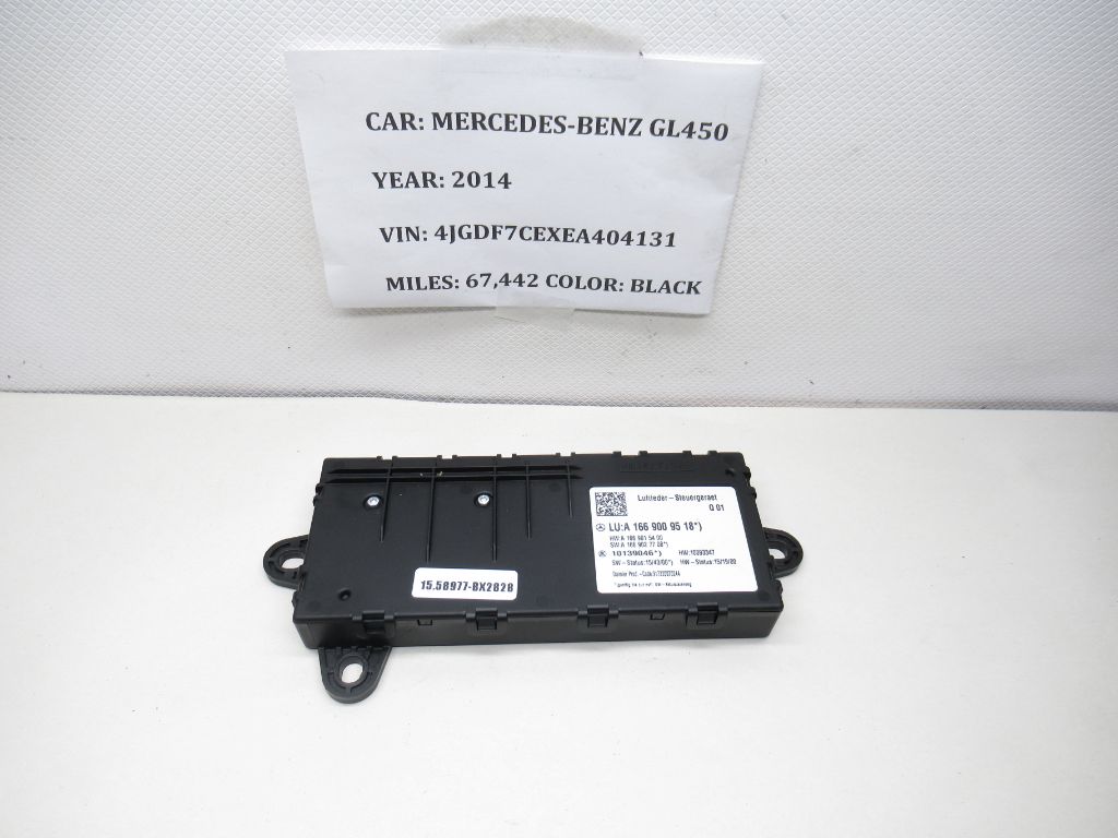 2012-2019 Mercedes GL450 Airmatic Suspension Control Module A166 900 95 18 OEM