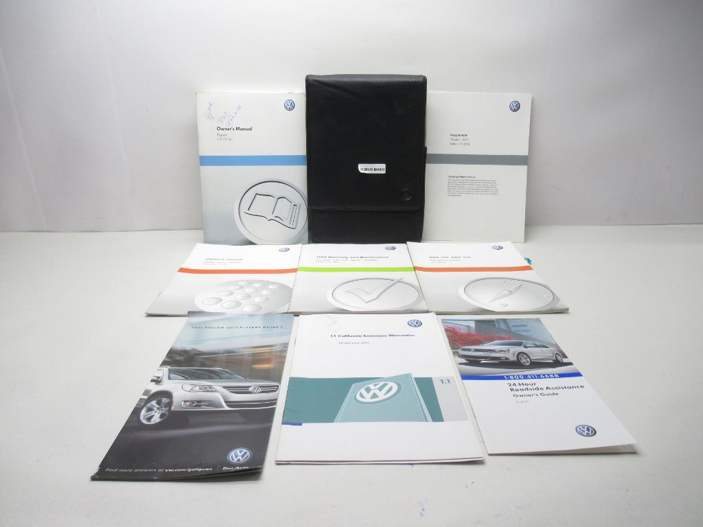 2011 Volkswagen Tiguan Owner's Manual Book with Navigation OEM