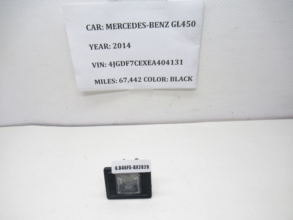 2012-2016 Mercedes-Benz GL450 License Plate Lamp A0009062903 OEM