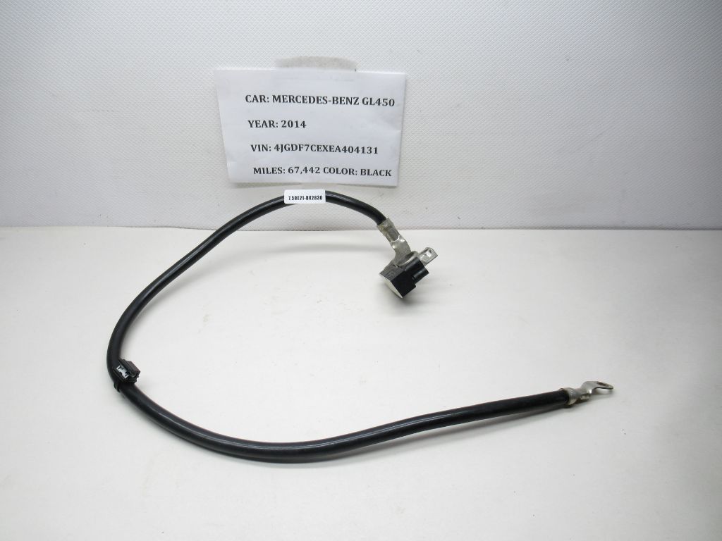 2012-2015 Mercedes-Benz GL450 Negative Battery Ground Cable A1665420518 OEM