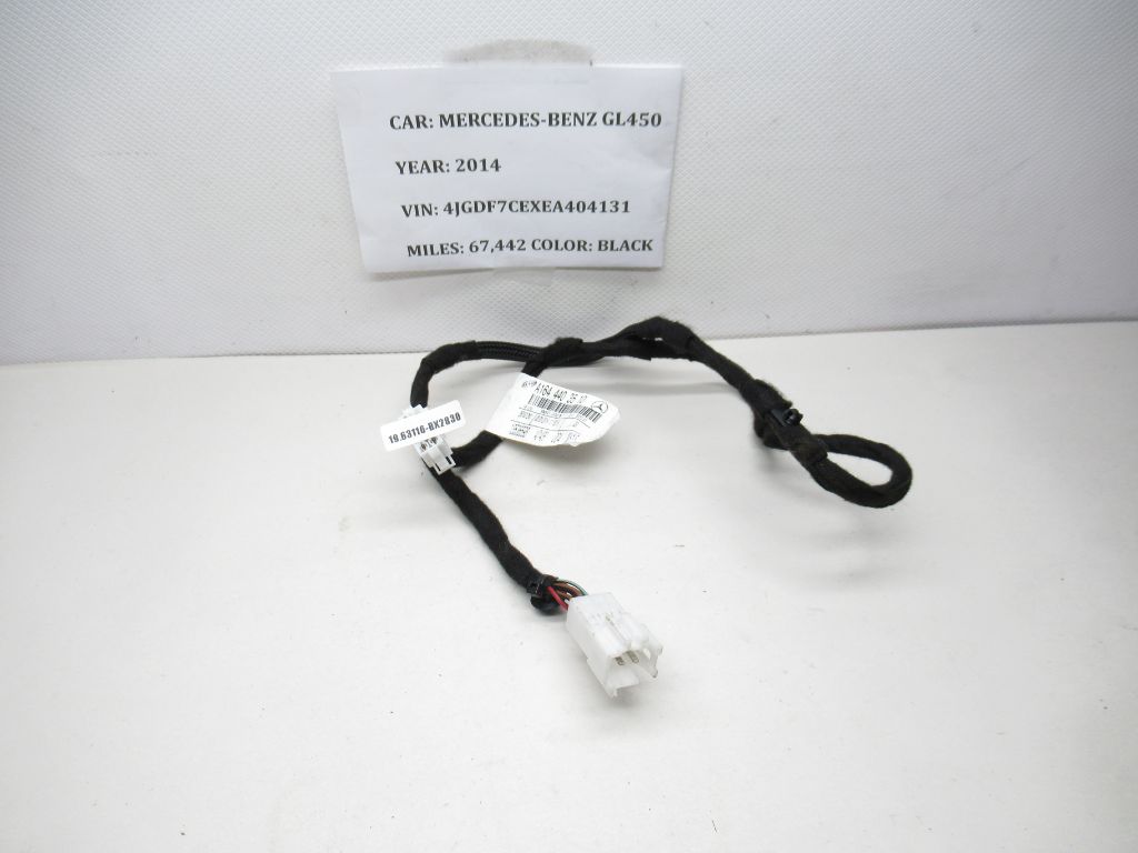 2013-2019 Mercedes-Benz GL450 Rear Seat Backrest Wiring Harness A1644403510 OEM