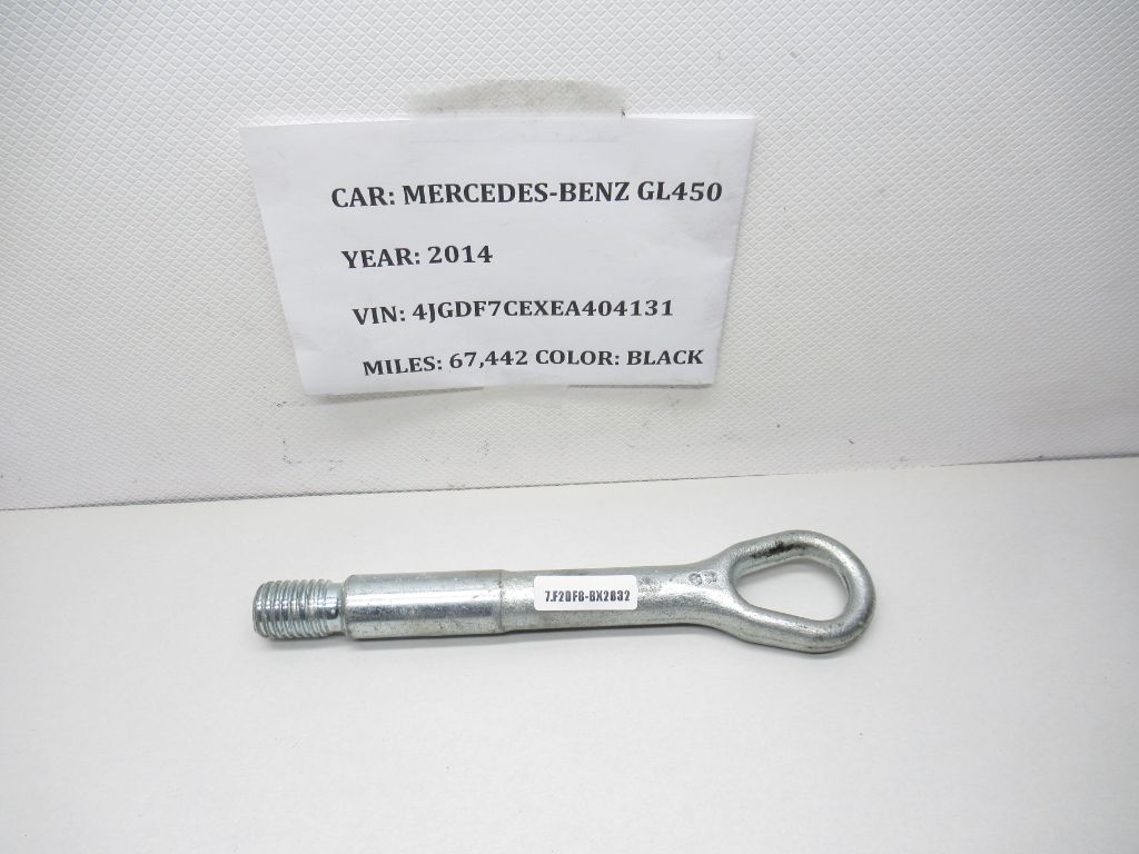 13-16 Mercedes GL450 Emergency Tow Hook Towing Eye Spare Tool 2213150061 OEM