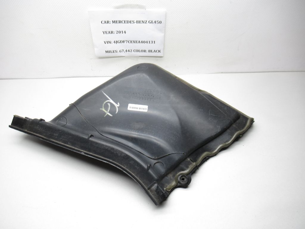 13-16 Mercedes GL450 Right Engine Bay Insulation Partition Cover A1666200278 OEM