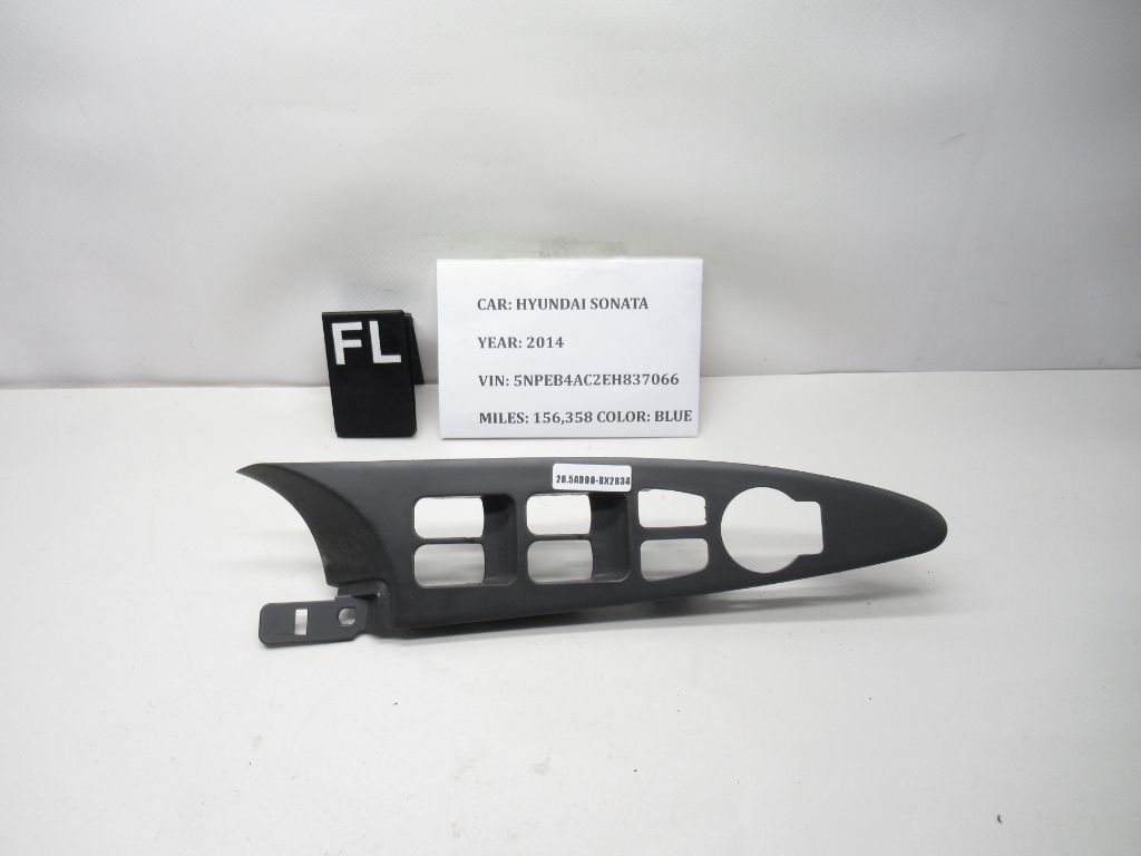 11-14 Hyundai Sonata Front Left Power Window Switch Bezel Trim 93572-3S000 OEM