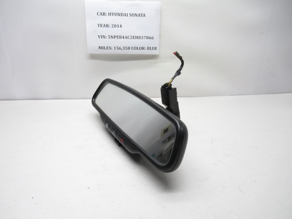 2011-2014 Hyundai Sonata Center Power Interior Rear View Mirror A0447396 OEM