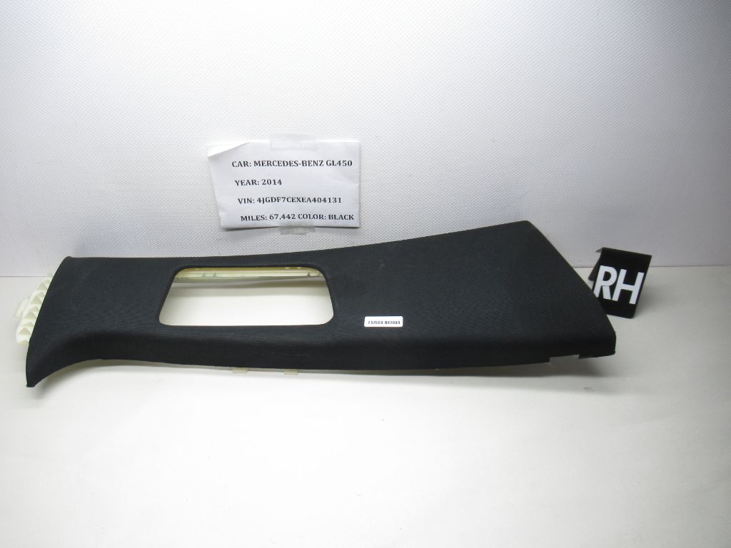 2013-2016 Mercedes GL450  Right Hand Upper B Pillar Trim Cover A1666900425 OEM