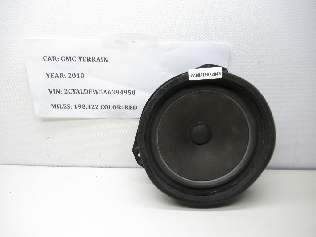 2010-2017 GMC Terrain Front Door Speaker 20843945 OEM