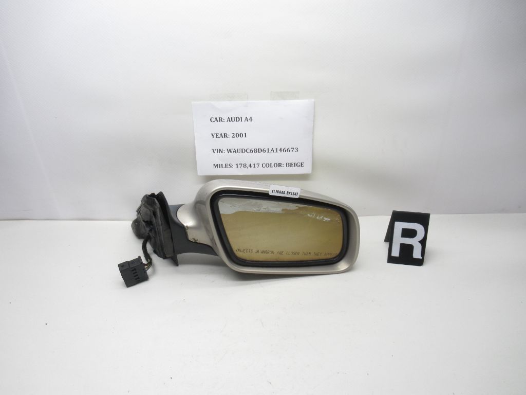 1999-2001 Audi A4 Right Passenger Side Power Door Mirror RS0225402 OEM