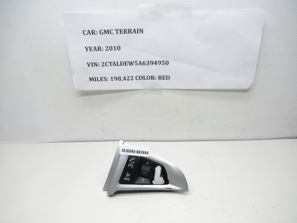 2010-2011 GMC Terrain Radio Voice Recognition Switch 20851369 OEM