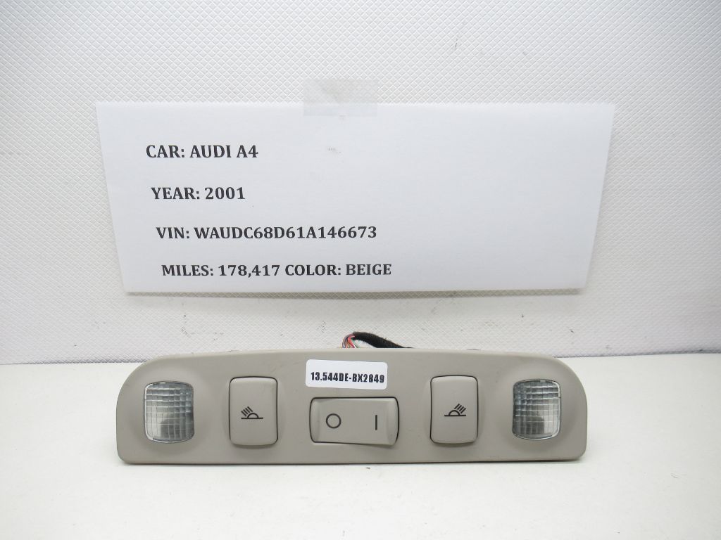 1999-2001 Audi A4 Quattro Rear Dome Map Light Switch 8D0947111A OEM