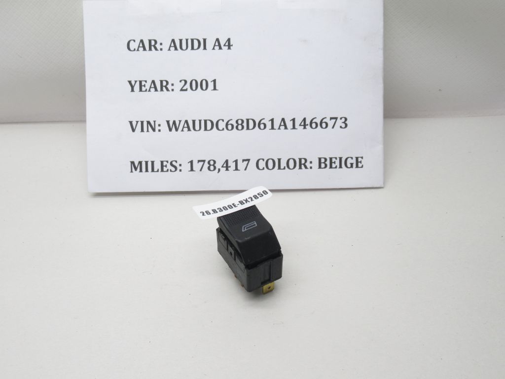 1997-2001 Audi A4 Quattro Power Window Control Switch 4D095985501C OEM