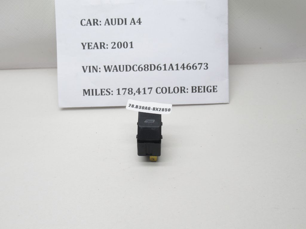 1997-2001 Audi A4 Quattro Power Window Control Switch 4D095985501C OEM