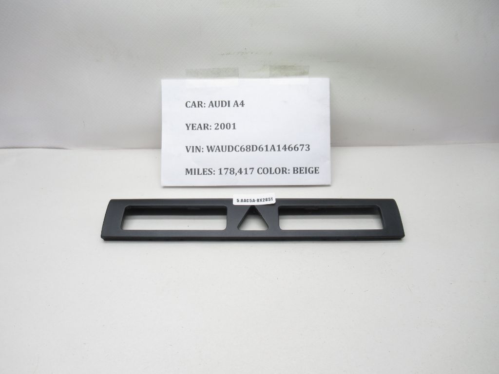 2000-2001 Audi A4 Center Hazard Console Trim Panel 8D0863321 OEM