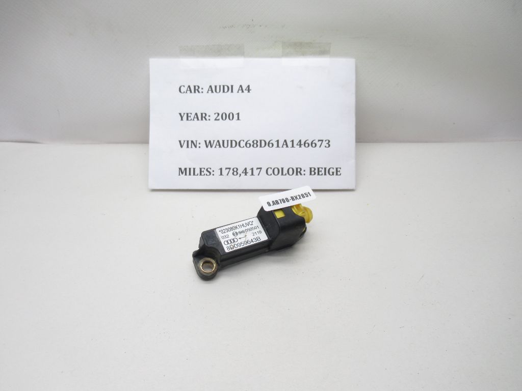 2000-2001 Audi A4 Impact Sensor 8D0959643B OEM