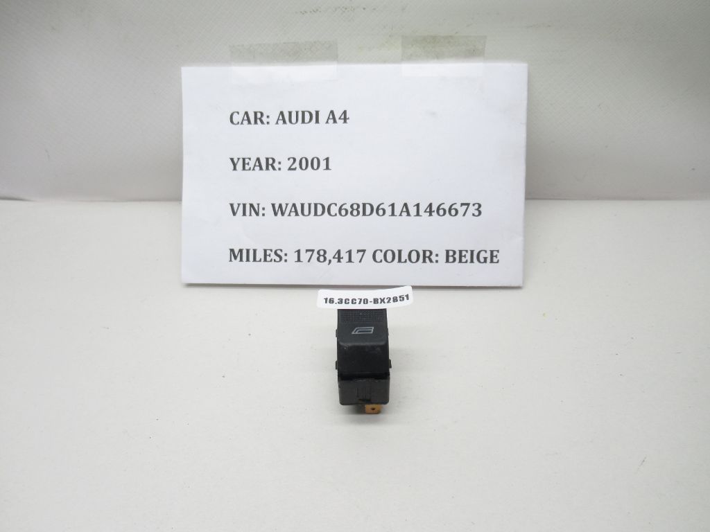 1997-2001 Audi A4 Quattro Power Window Control Switch 4D095985501C OEM