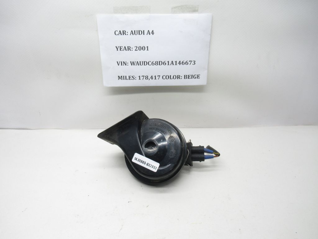 1997-2002 Audi A4 High Note Horn Siren Alarm E20092018 OEM