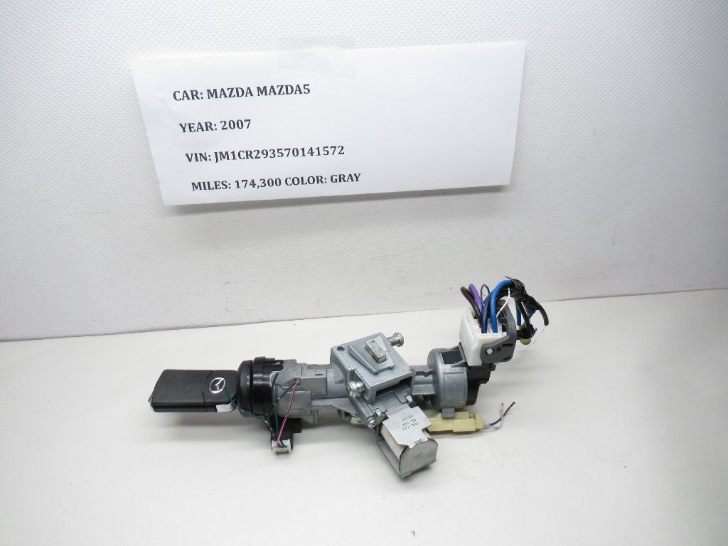 2004-2013 Mazda 3 & 5 Ignition Switch Cylinder Housing W/ Key C23666938B OEM