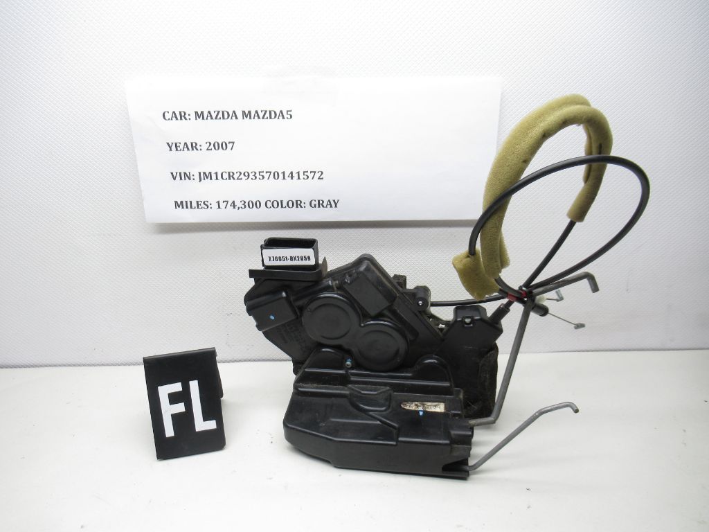 06-10 Mazda 5 Fl Door Latch Lock Actuator Power B93-B95-L2 OEM