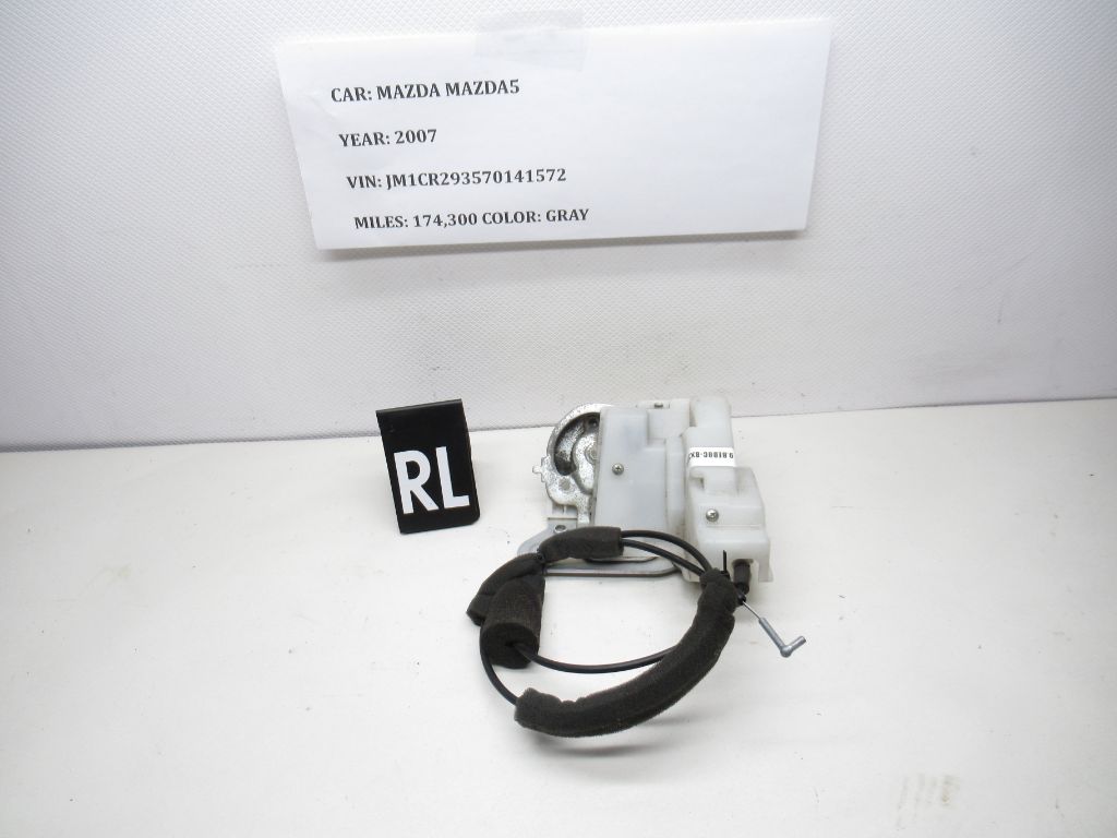 06-10 Mazda 5 RL Door Latch Lock Actuator Power B93-B95-L2 OEM