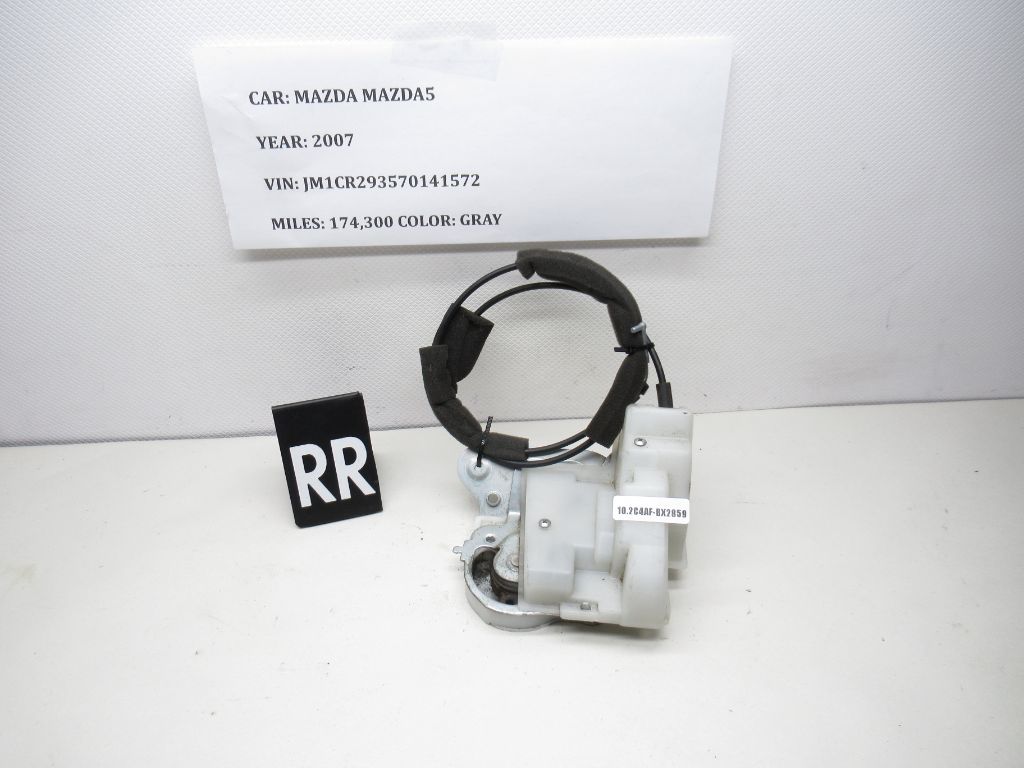 06-10 Mazda 5 RR Door Latch Lock Actuator Power B93-B95-L2 OEM