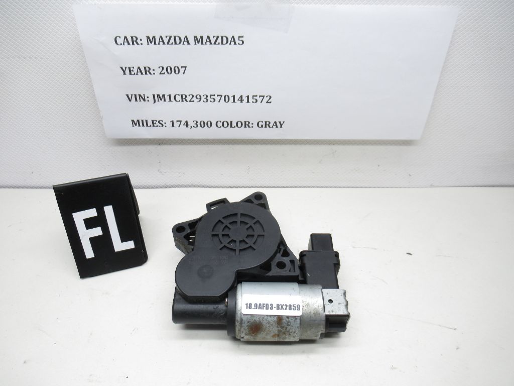 06-10 12-15 Mazda 5 FL Door Window Motor G22C5958X OEM