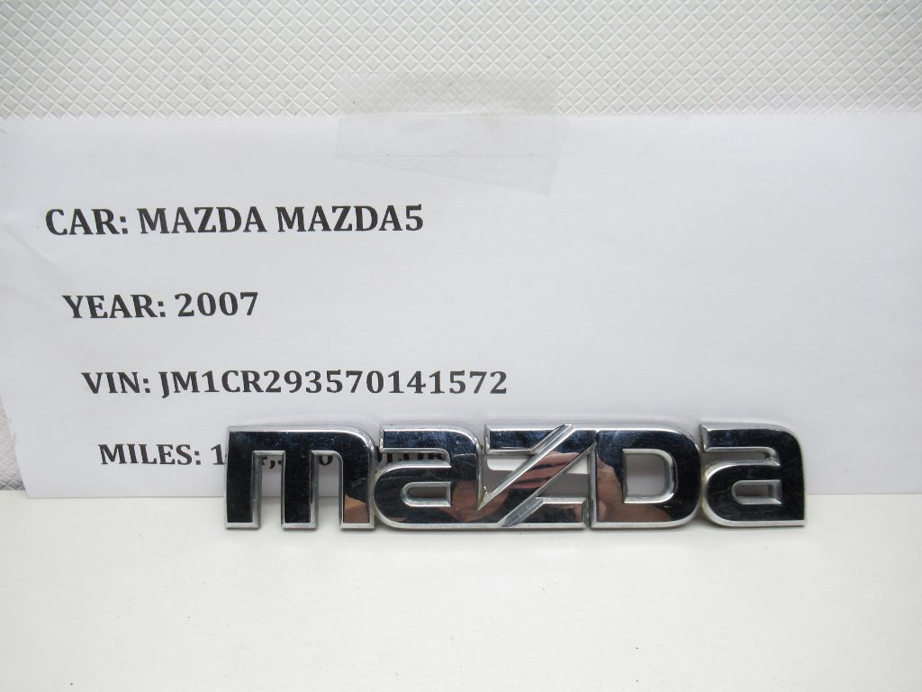 2006-2010 Mazda 5 Chrome Rear Emblem Badge Logo Nameplate C23551711 OEM