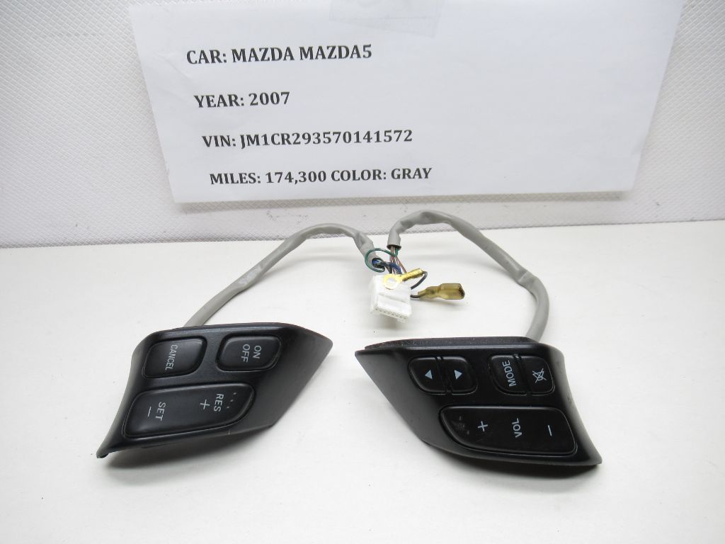 2006-2010 Mazda 5 Steering Wheel Switch Set 153769-RH / 153769-LH OEM